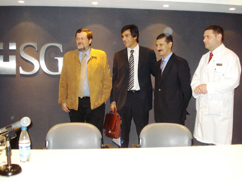 Encuentro en Bs. As. con el colega español, Jordi Bruix, Jefe de Oncología Hepática del Hospital Clinica de Barcelona, en el marco de un Seminario Internacional.